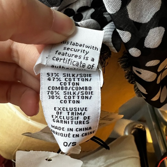 Diane Von Furstenberg leopard rain spots Silk Circle Scarf NWT - Picture 3 of 4